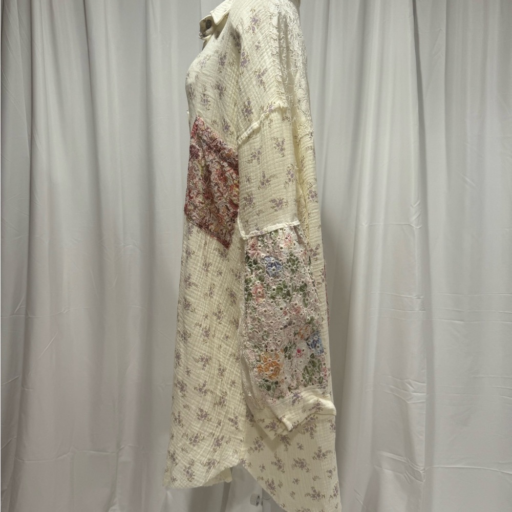 POL Floral Lace Shirt Jacket - Picture 5 of 9